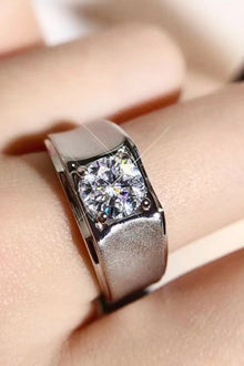  Moissanite Wide Band Rings
