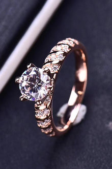  Moissanite 6-Prong Ring