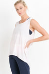 Draped-Back Longline Top