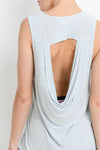 Draped-Back Longline Top