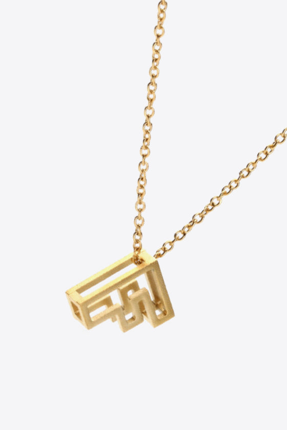 A to J Letter Necklace