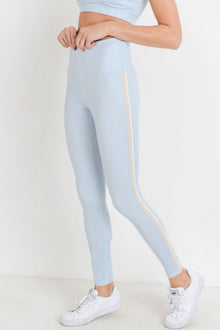  Highwaist Pastel Side Stripe Leggings