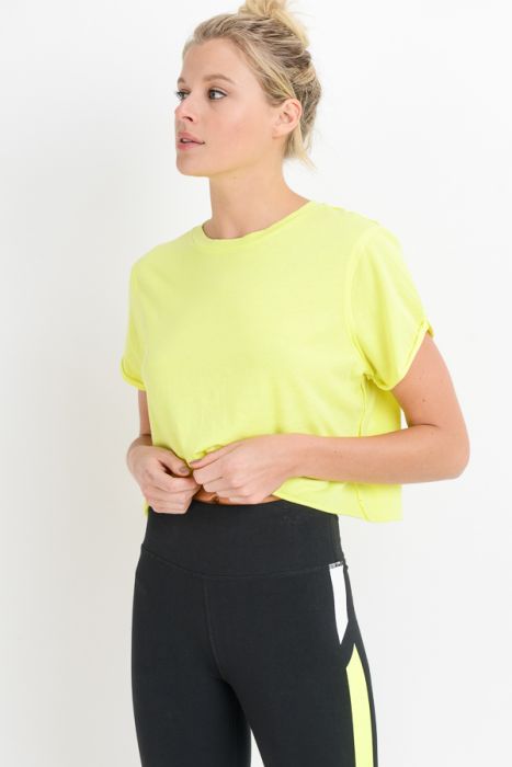 Cotton Top with Short Tulip Sleeves