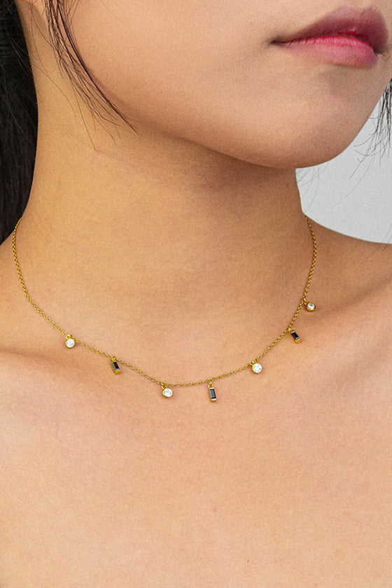 Gold Multi Charm Necklace