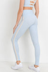 Highwaist Pastel Side Stripe Leggings