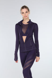  VIBRATION MESH JACKET | PURPLE