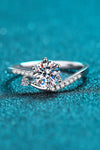 On My Mind 925 Sterling Silver Moissanite Ring
