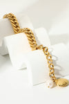 Gold Plated Charm bracelet