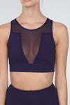 TORREY V-MESH TOP | PURPLE