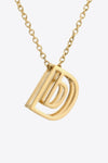 A to J Letter Necklace