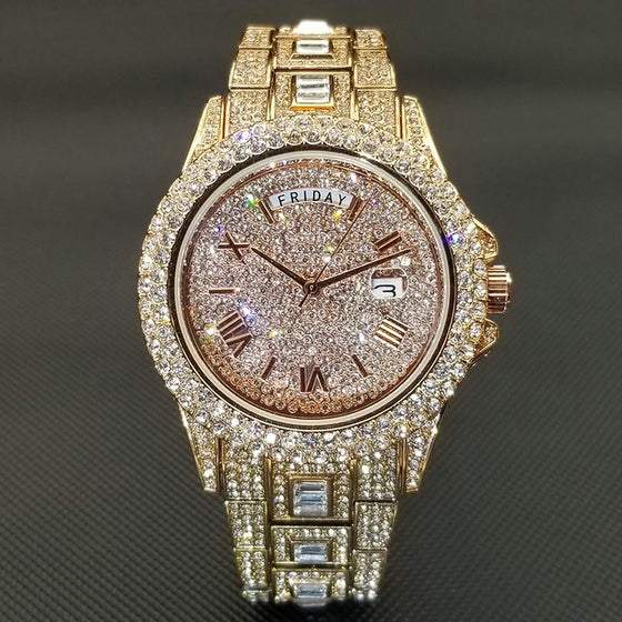 Men's Luxury Crystal Watches