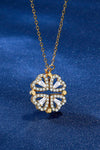 Two Ways To Wear Four Leaf Clover Pendant Necklace