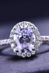 Platinum Moissanite Ring