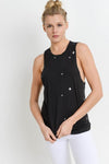 Twinkling Stars Longline Muscle Tank