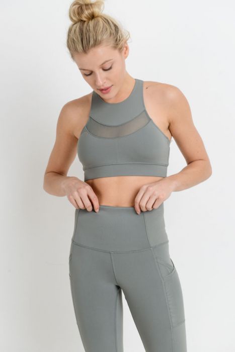 Curve Mesh Extreme Racerback Bra