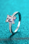 Sterling Silver Moissanite Ring