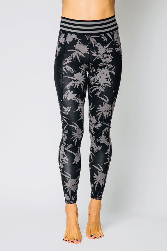 High waist Tropical Print Legging