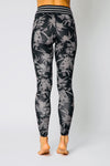 High waist Tropical Print Legging