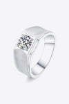 Moissanite Wide Band Rings