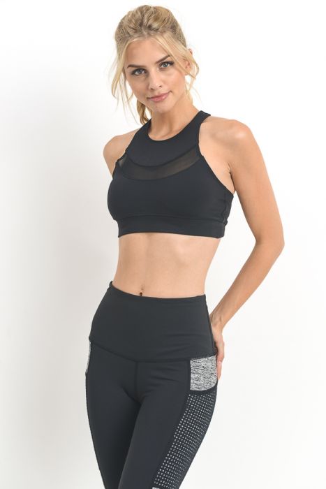 Curve Mesh Extreme Racerback Bra
