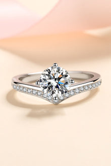  Silver Moissanite Ring