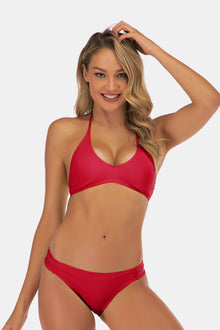  Cutout Halter Neck Bikini Set