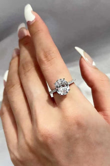  Side Stone Moissanite Ring