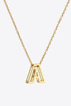 A to J Letter Necklace