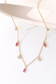  Gold Multi Charm Necklace