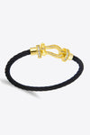 Men Rhinestone Cable Bracelet