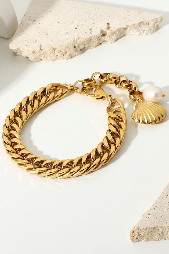 Gold Plated Charm bracelet